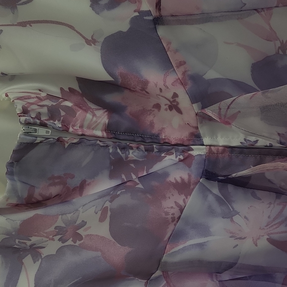 TLC Say Yes To The Prom Ruffled Printed Evening Dress - Picture 6 of 9